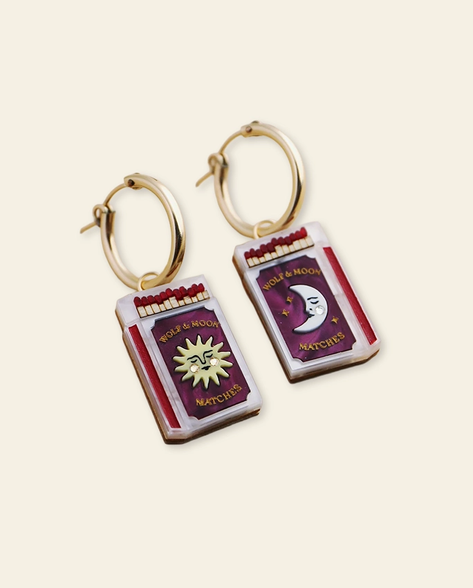 Matchbox Hoops – boucles d’oreilles