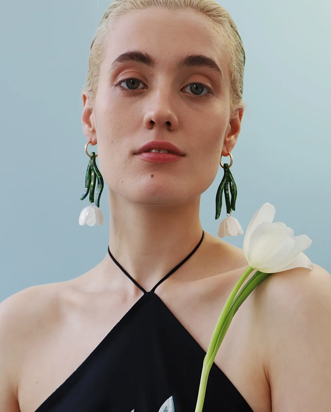 Tulip Statement – boucles d’oreilles