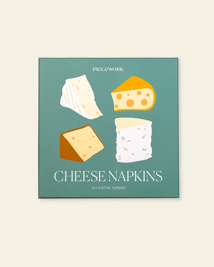 Fromage – serviettes à cocktail (lot de 4)