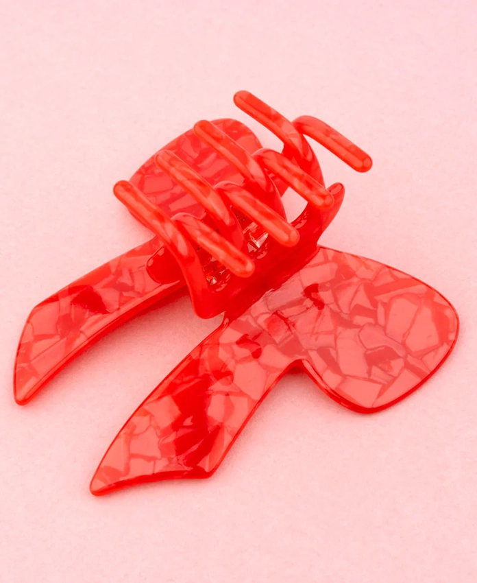 Noeud Rouge – Pince à cheveux