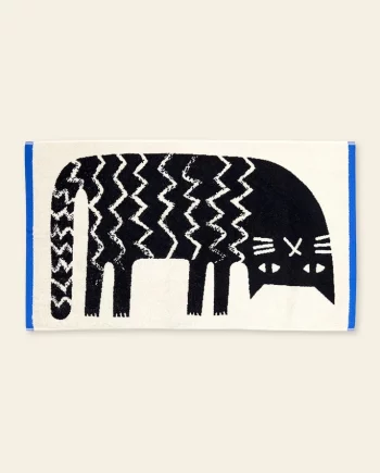 Chat Paresseux – Serviette de main