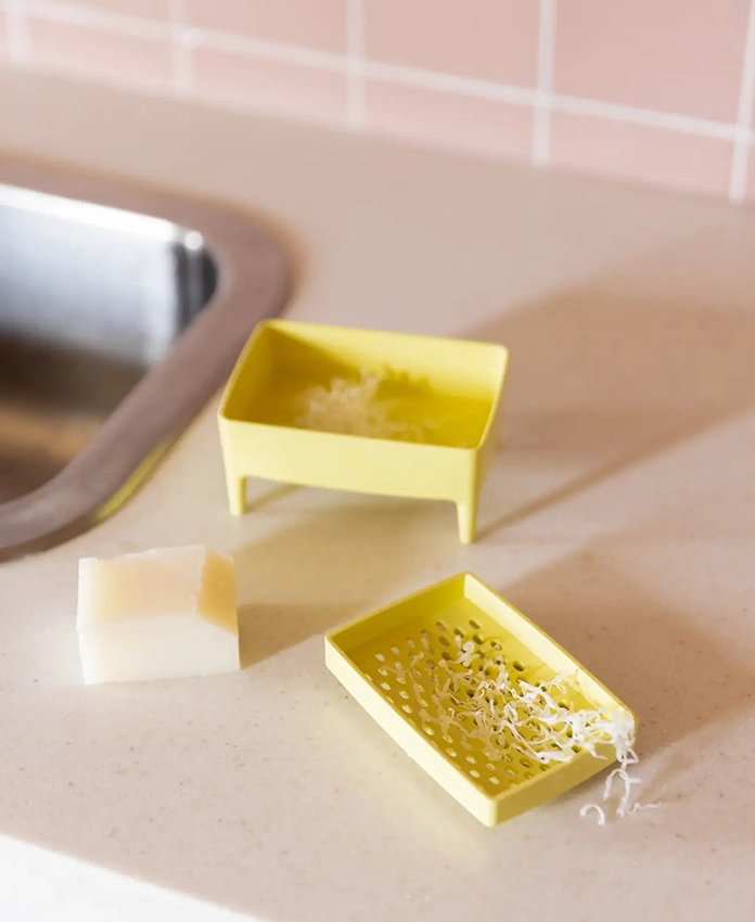 Ocean Plastic Bubble Buddy – Porte-savon râpe avec savon