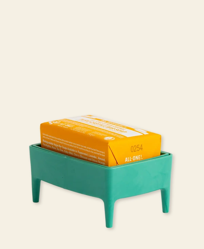 Ocean Plastic Bubble Buddy – Porte-savon râpe avec savon