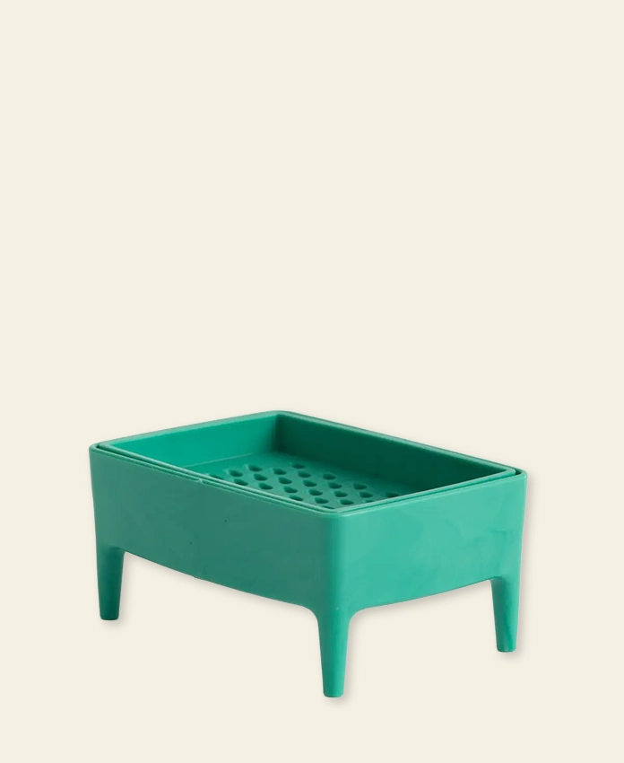 Ocean Plastic Bubble Buddy – Porte-savon râpe avec savon