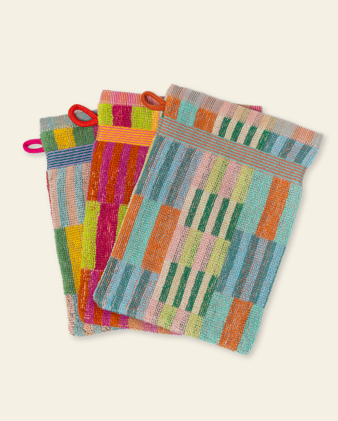 Tulip Quilt – gant de toilette (trio)