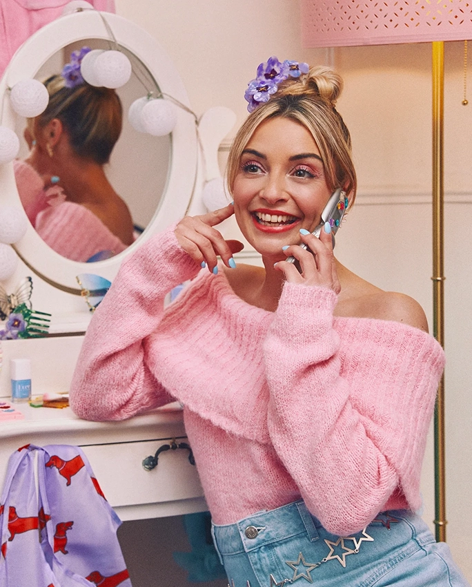 Trio Pensées – Pince à cheveux