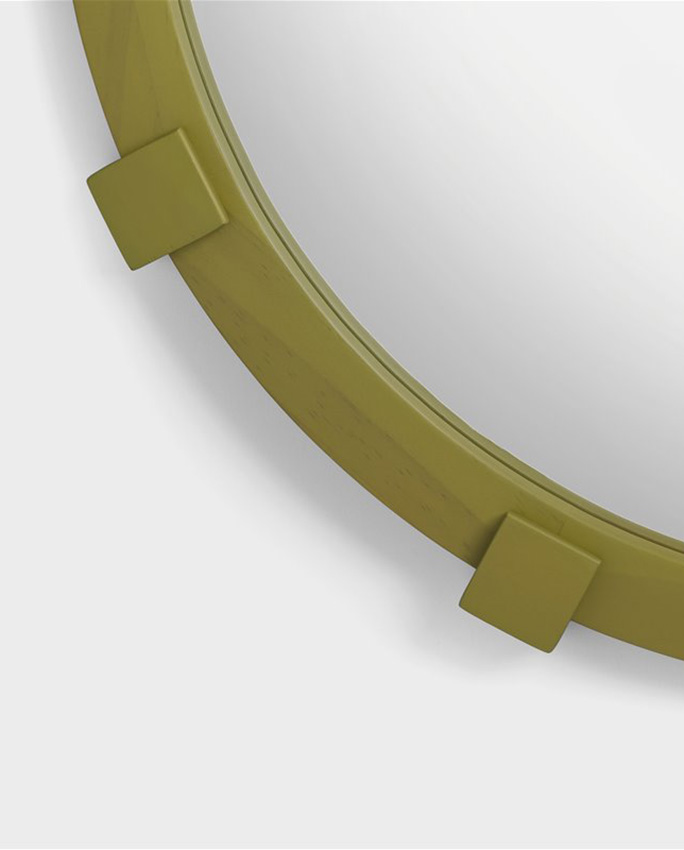 Mirror Chunk Oval – miroir