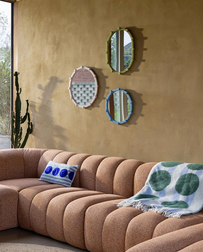 Mirror Chunk Oval – miroir