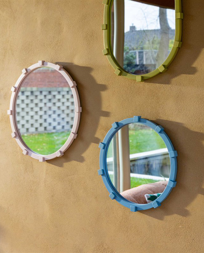 Mirror Chunk Oval – miroir