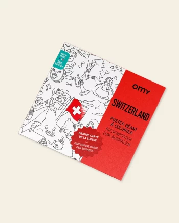 Poster géant Suisse à colorier