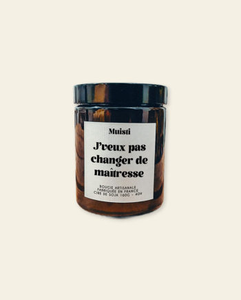 J'veux pas changer de maîtresse – bougie parfumée