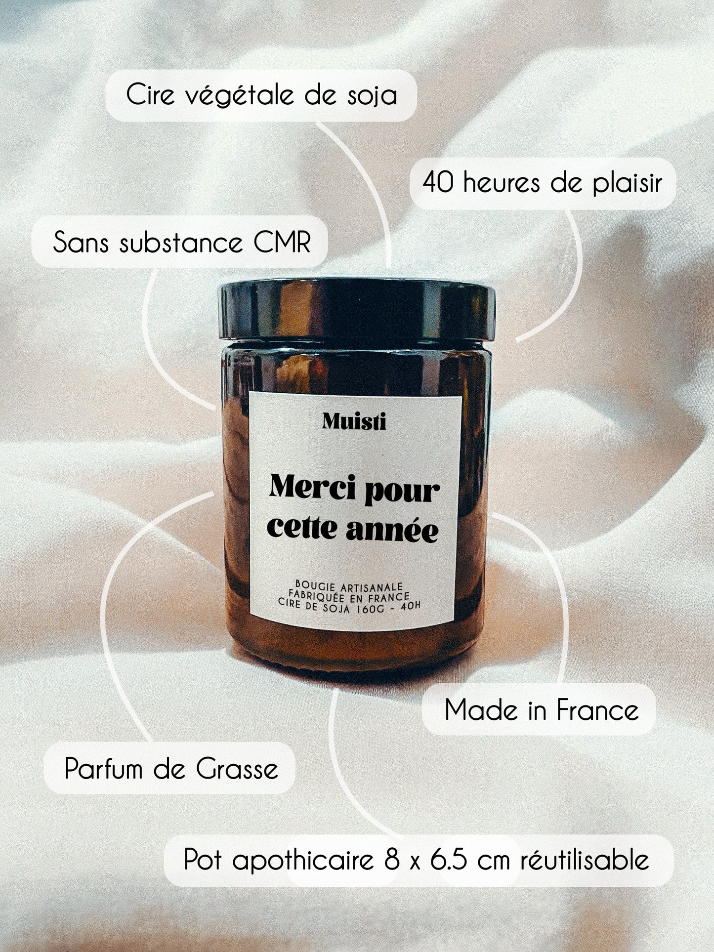 Merci pour cette année – bougie parfumée