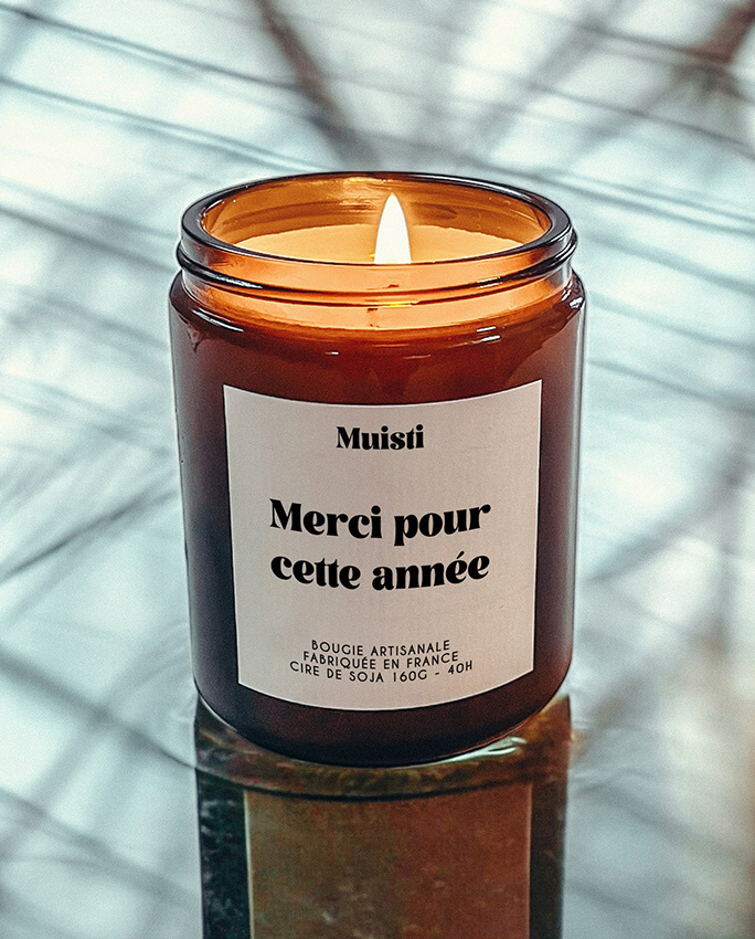 Merci pour cette année – bougie parfumée