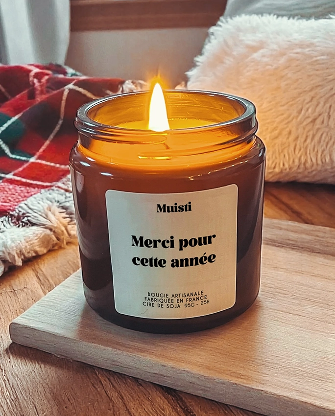 Merci pour cette année – bougie parfumée
