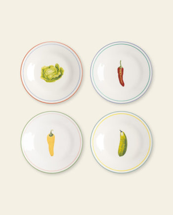 Vegetable – set de 4 assiettes