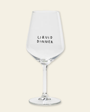 Liquid Dinner – verre à vin
