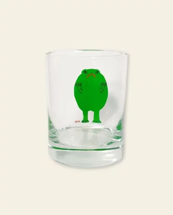 Frog Butt – verre à whisky illustré
