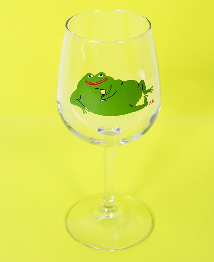 Wine Glass – verre à vin illustré