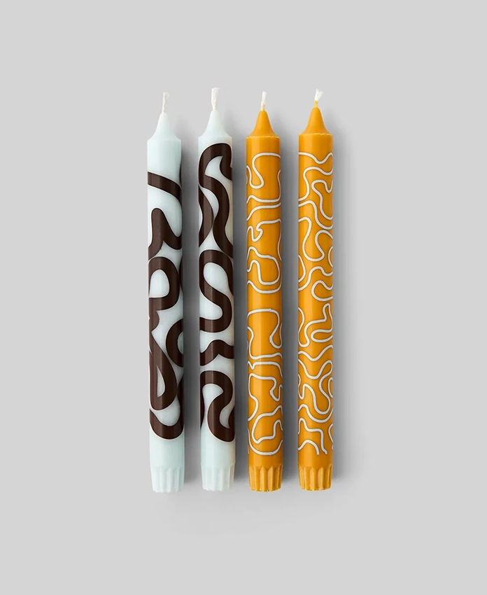 Duo graphique – lot de chandelles