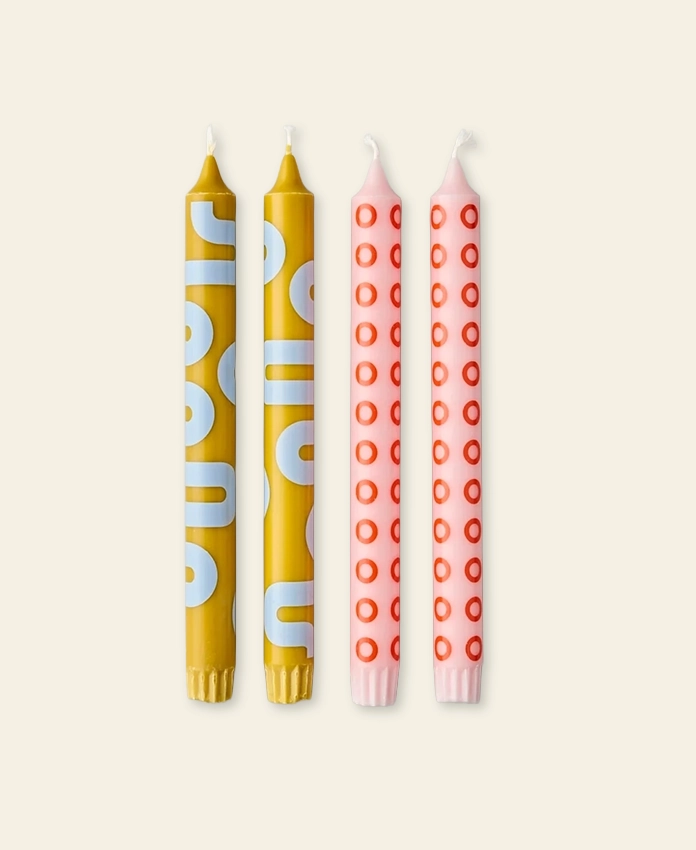 Duo graphique – lot de chandelles