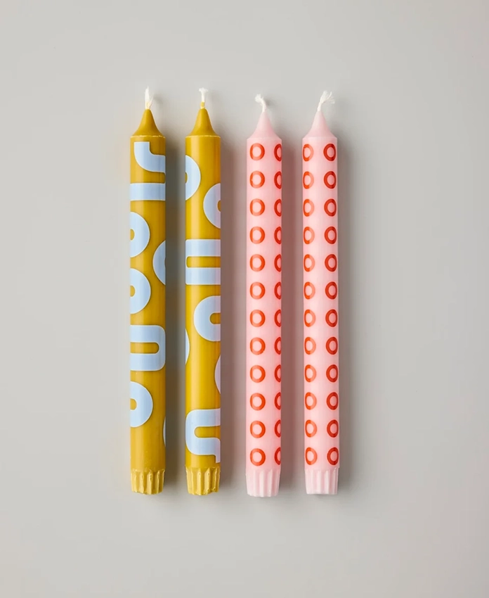 Duo graphique – lot de chandelles