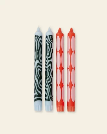 Duo graphique – lot de chandelles