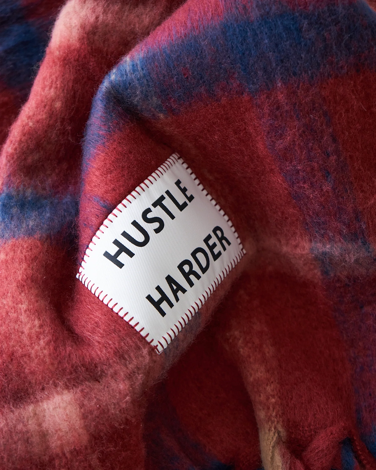 Hustle Harder – écharpe XXL