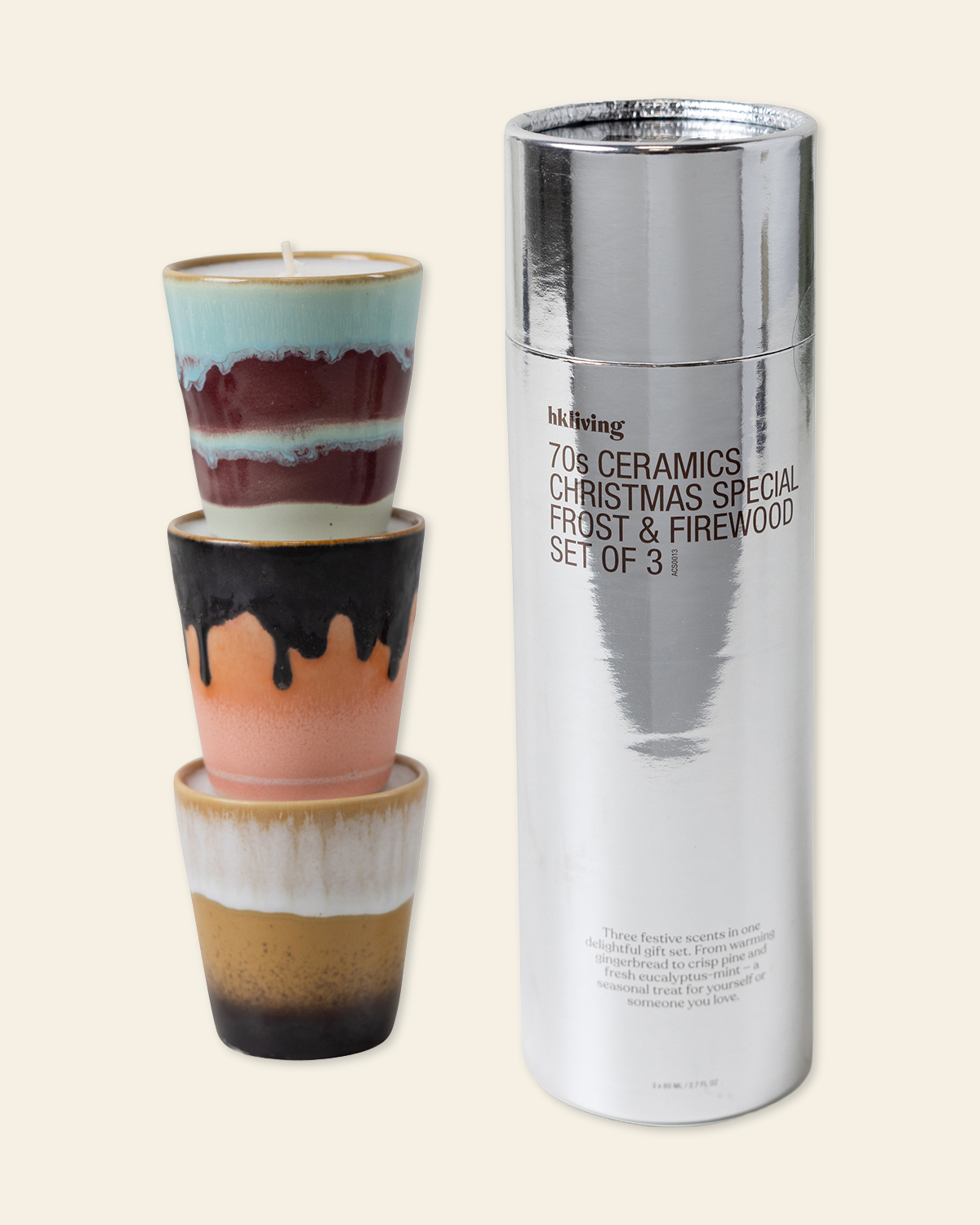 Frost & Firewood – mini bougies