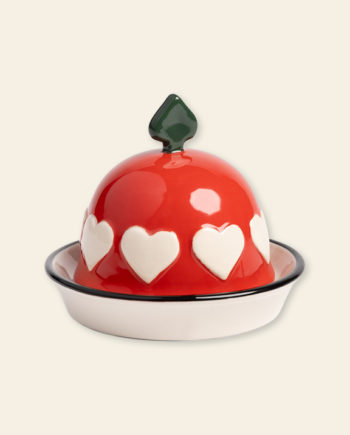 Cœurs et houx – petit pot